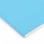 Eunifly Blank Subject Notebook Mixed Colorful A5 5.51" x 8.26" 60 Pages Notebook Unlined Travel Journal 8PCS