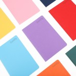 Eunifly Blank Subject Notebook Mixed Colorful A5 5.51" x 8.26" 60 Pages Notebook Unlined Travel Journal 8PCS